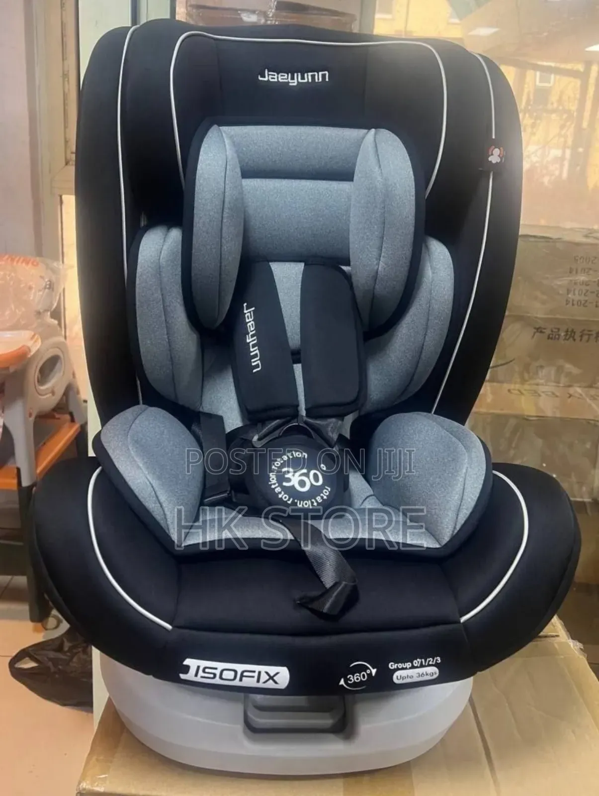 Kidilo 360° Rotating Car Seat With Isofix
