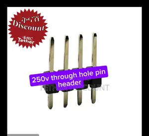 250v 3athrogh Hole Pin Header 2.5mm 4p 6mm-40%c+105%c 3m 2.54mm1black