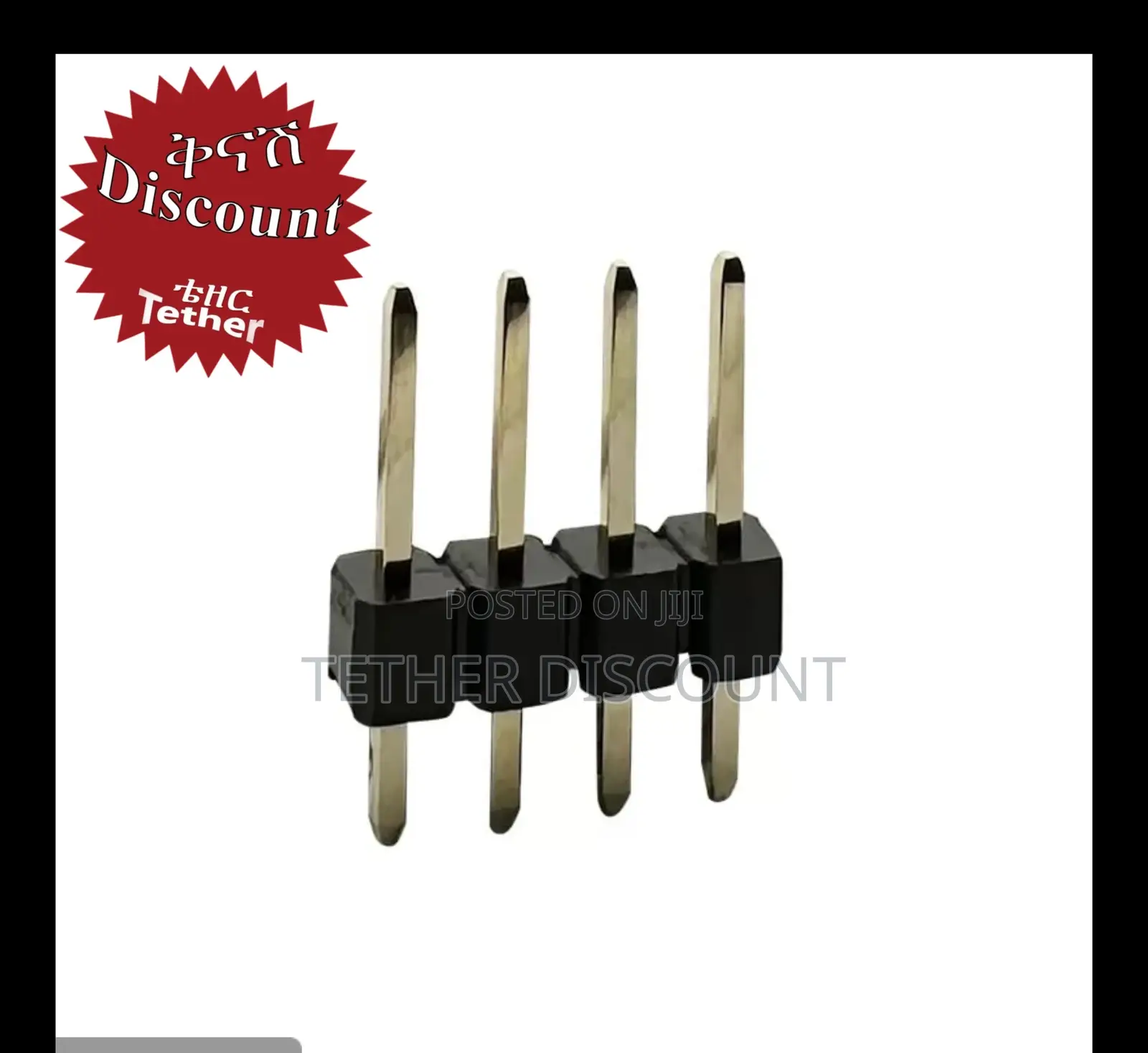 250v 3athrogh Hole Pin Header 2.5mm 4p 6mm-40%c+105%c 3m 2.54mm1black