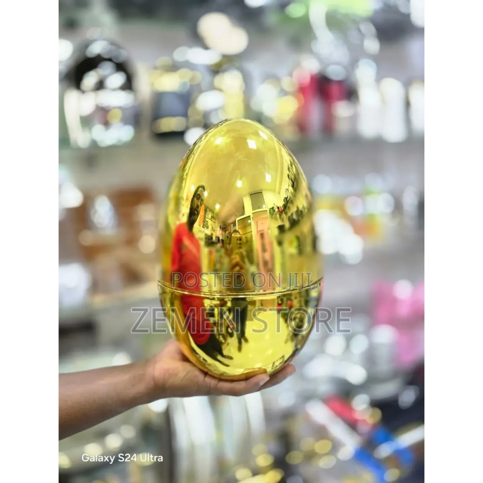 24 PCS ጥራት ያለው የማንኪያ እና የሹካ ሴት / Cutlery Set – Egg-Shaped Holder