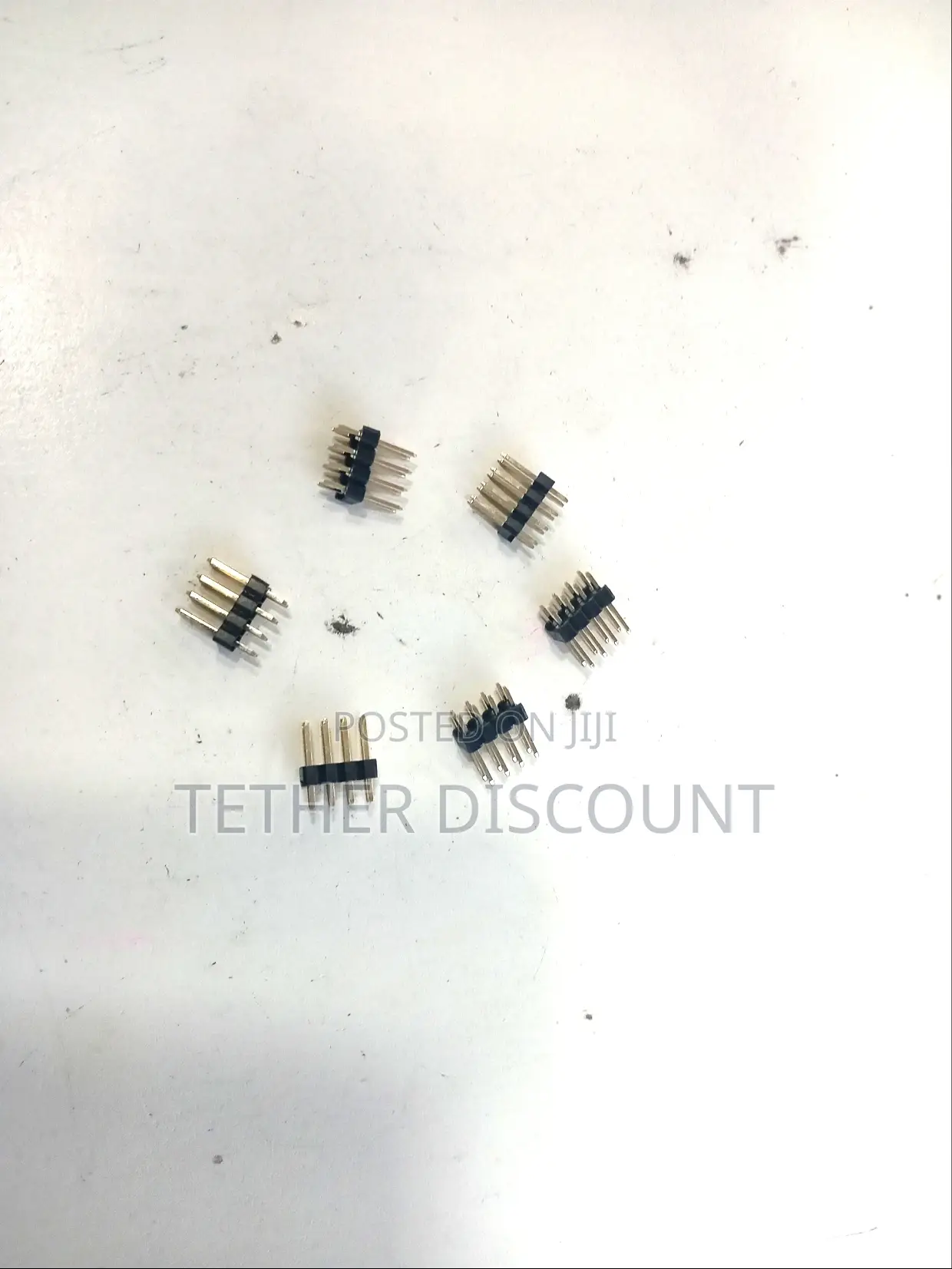 Hole Header 2.5mm 8p 6mm-40%c+ 105%C 3mm 2.54mm 2black Brass