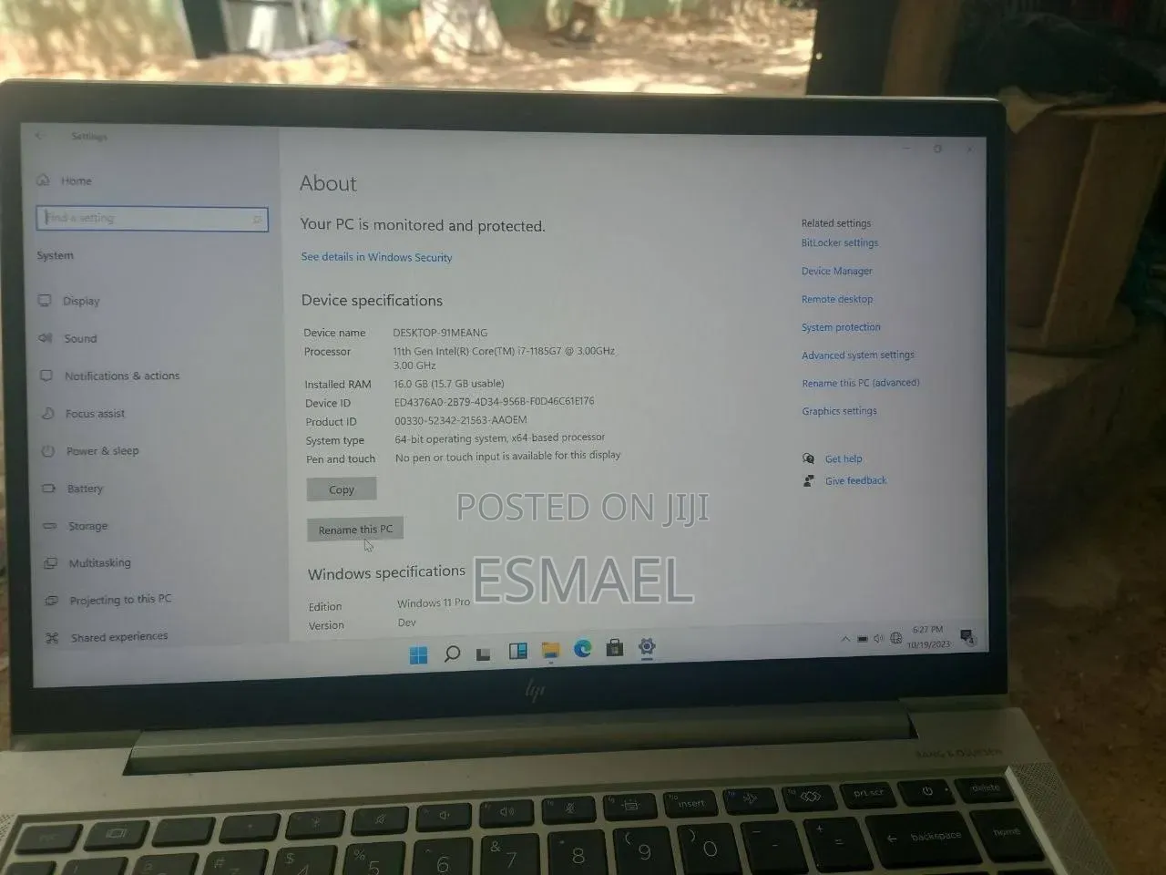 New Laptop HP EliteBook 840 G7 16GB Intel Core i7 HDD 16 GB