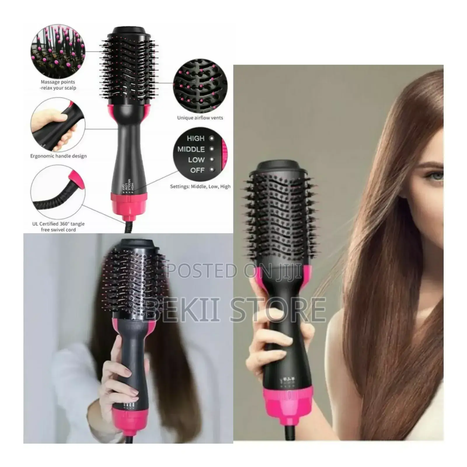 Hair Dryer Styler Hot Air Brush