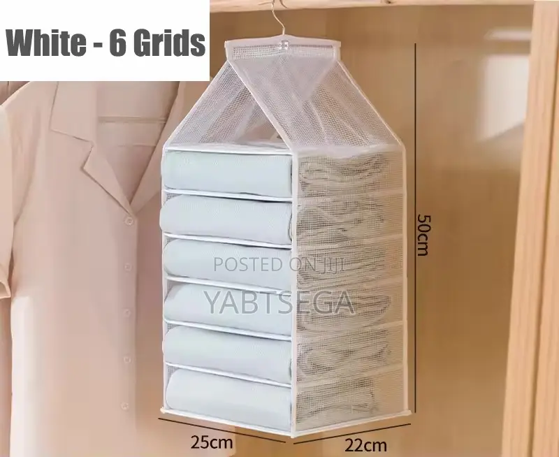 Wardrobe Space With Layer Hanging Storage Bag