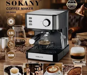 Sokany Coffee Maker 1.5 L Stainless Steel!