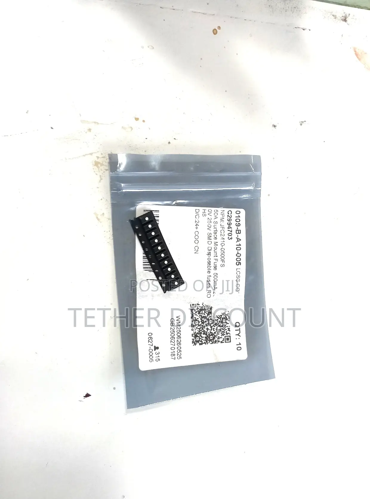 50a Surface Mount Fuse 500ma
