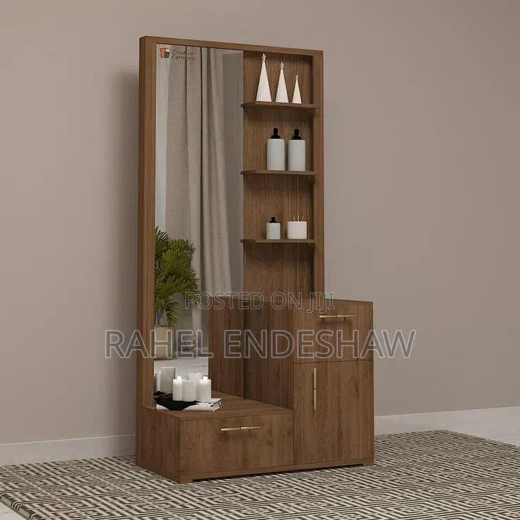 Brown Laminated Dresser