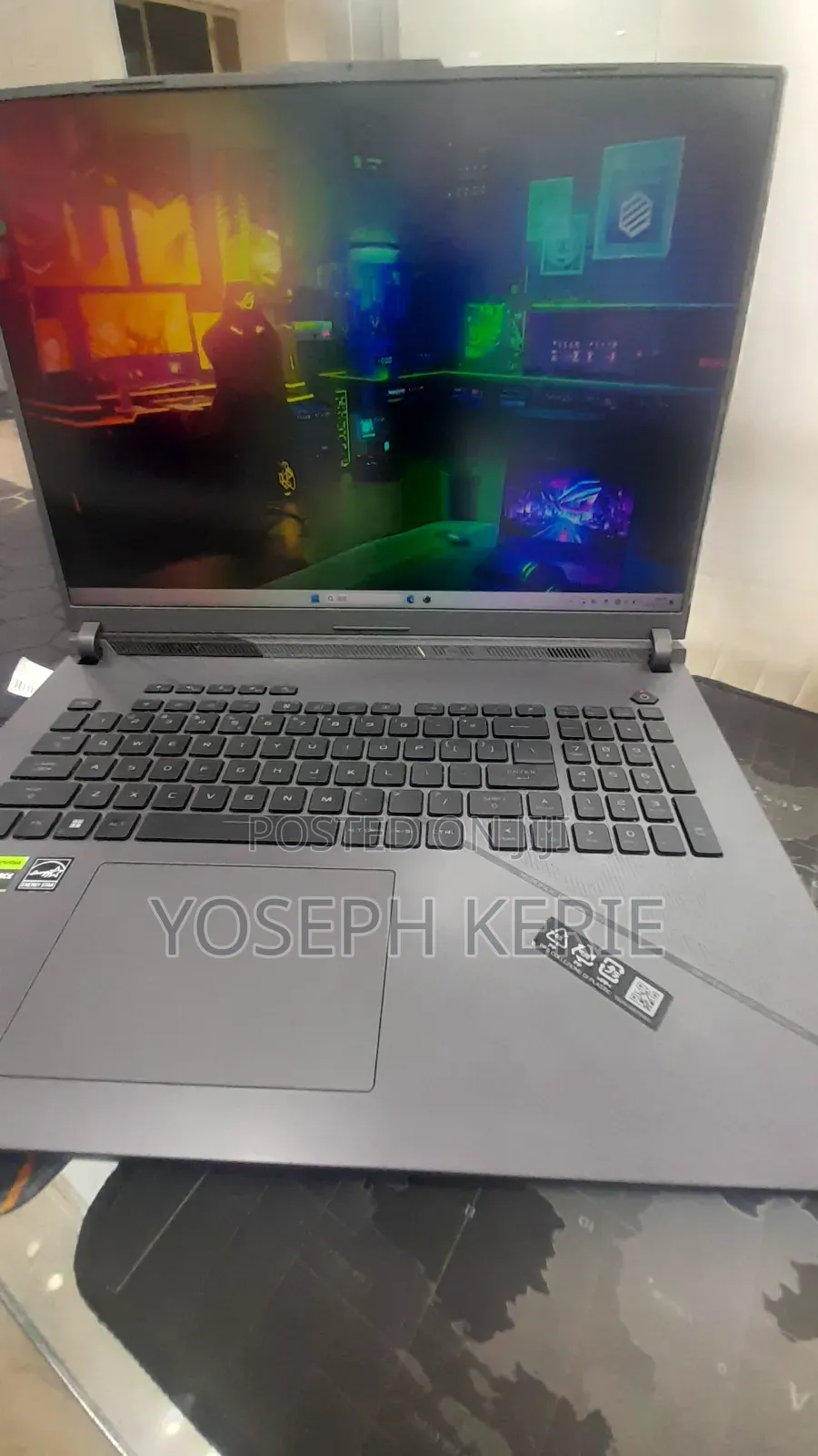 New Laptop Asus ROG Strix G17 16GB Intel Core i9 SSD 1T