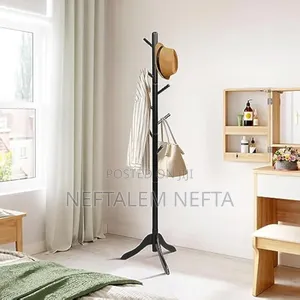 Standing Caot,Jacket,Tie,And Hat Hanger