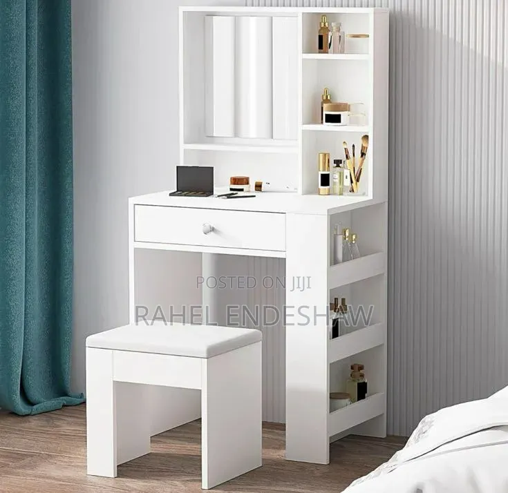 Dresser With and Without Chair