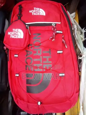 Red the North Face Hiking Bag