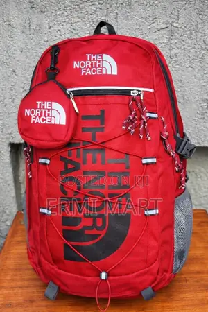 Red the North Face Hiking Bag