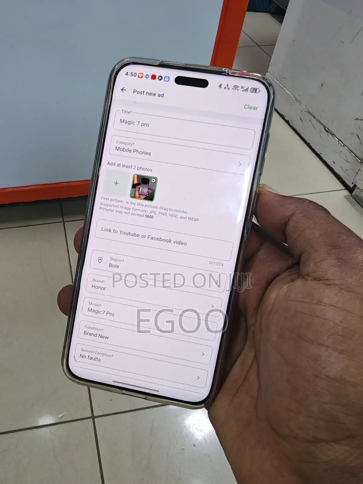 New Honor Magic7 Pro 512 GB Black