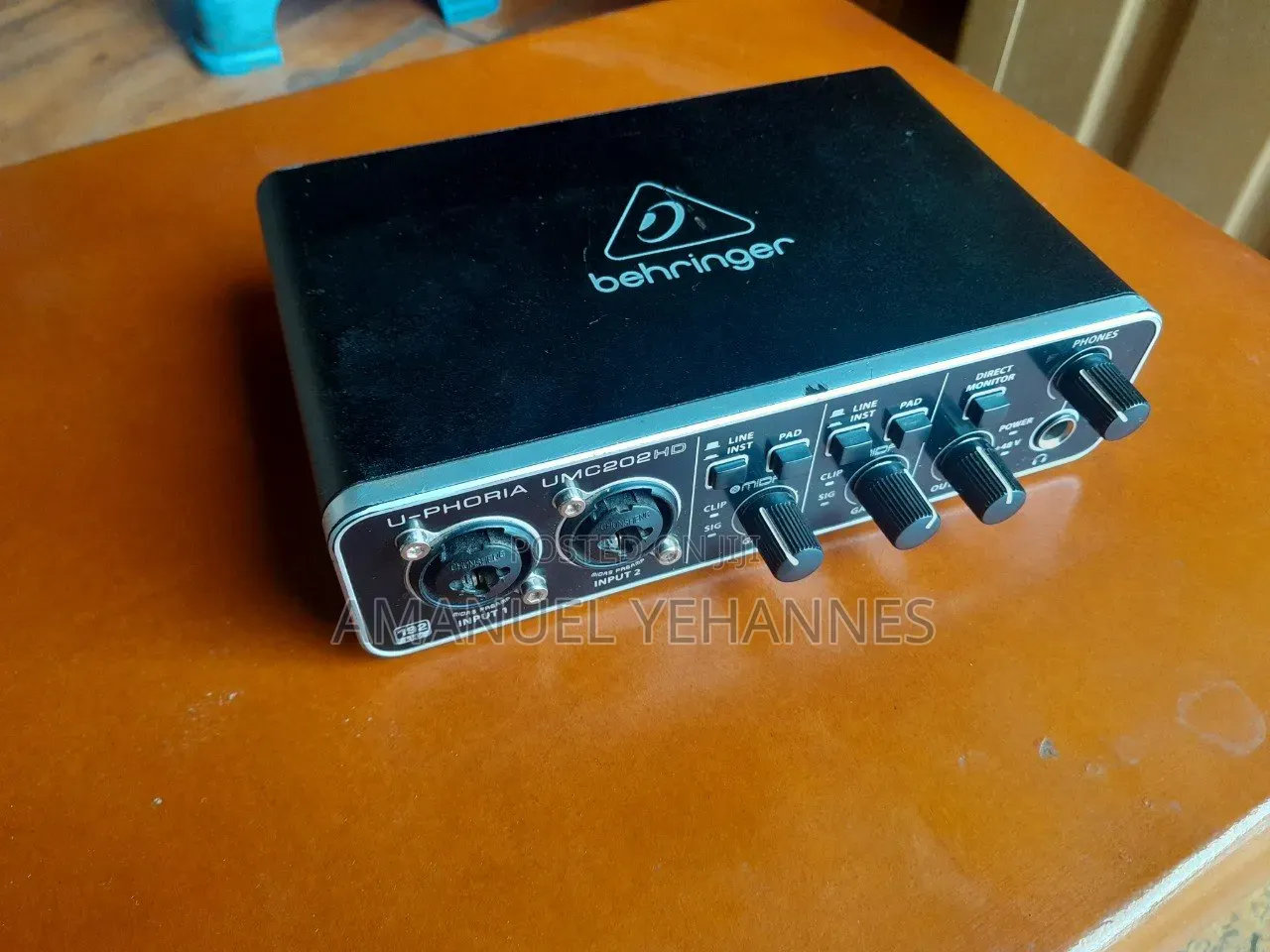 Behringer U Phoria Umc202hd Sound Card