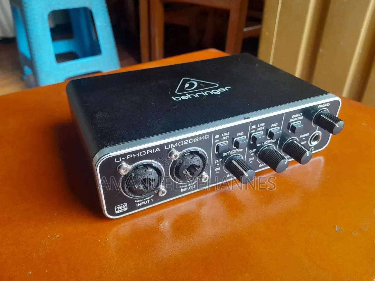 Behringer U Phoria Umc202hd Sound Card