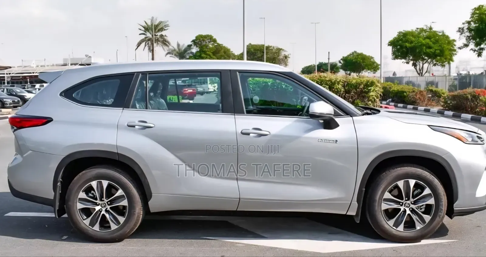 New Toyota Highlander Hybrid 2024 White