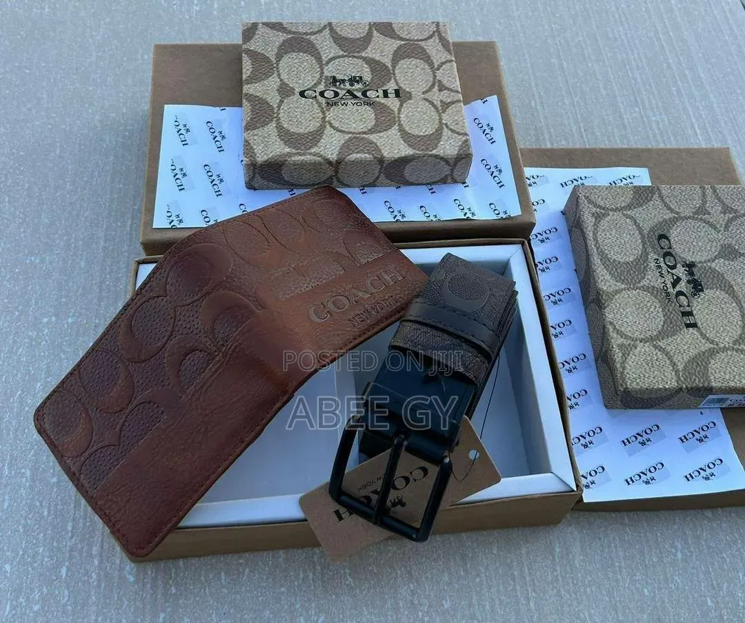 Special Gift for Him International Brands Wallet +Belt Combo