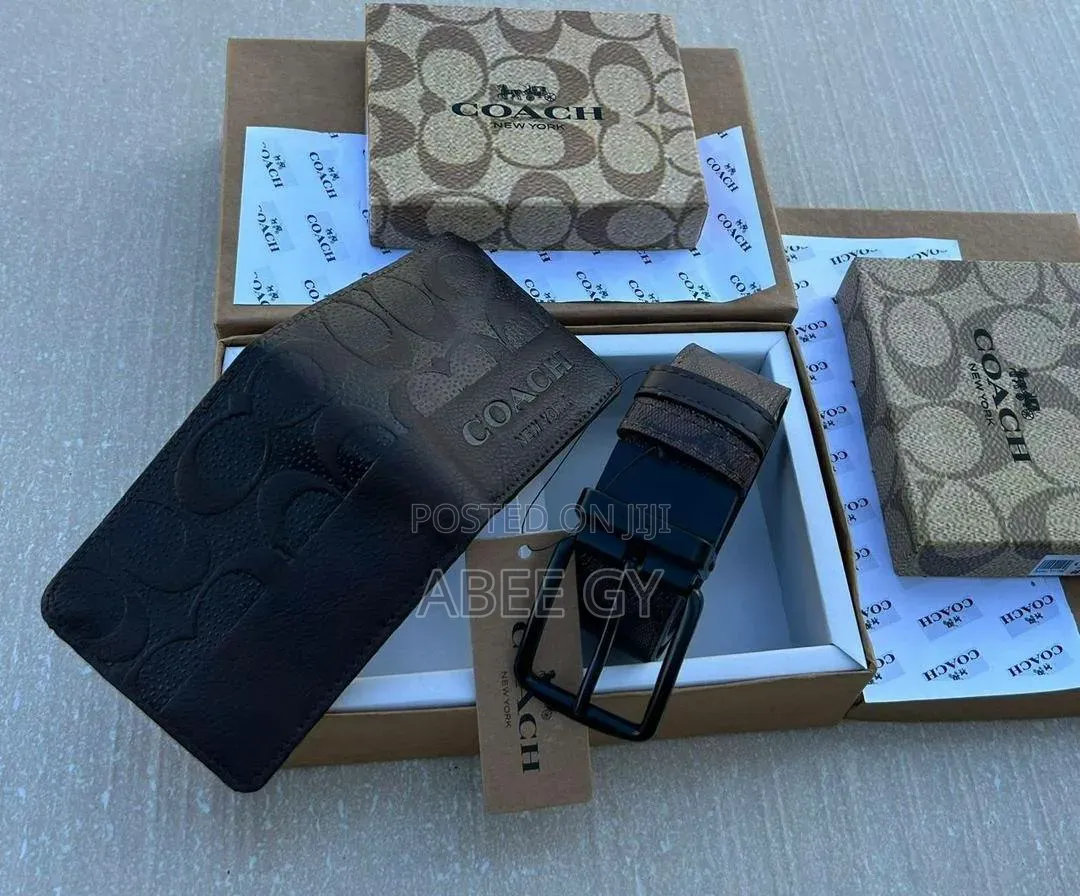 Special Gift for Him International Brands Wallet +Belt Combo