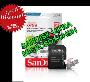 Sandisk Uitra Microsdxcuhs-I Card With Adapter