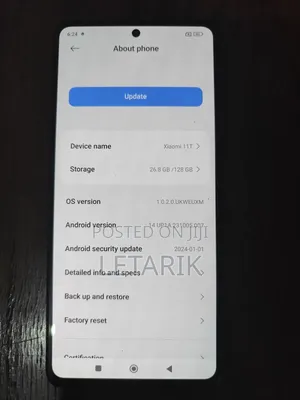 Xiaomi 11T 128 GB Black