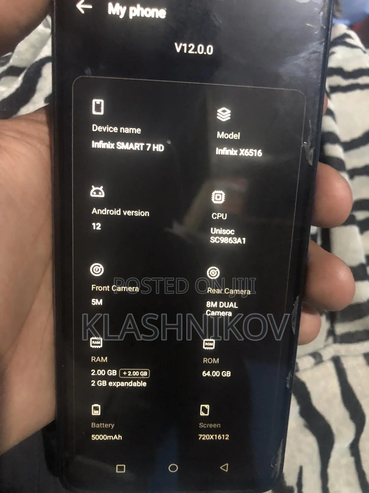 Infinix Smart 7 HD 64 GB Blue