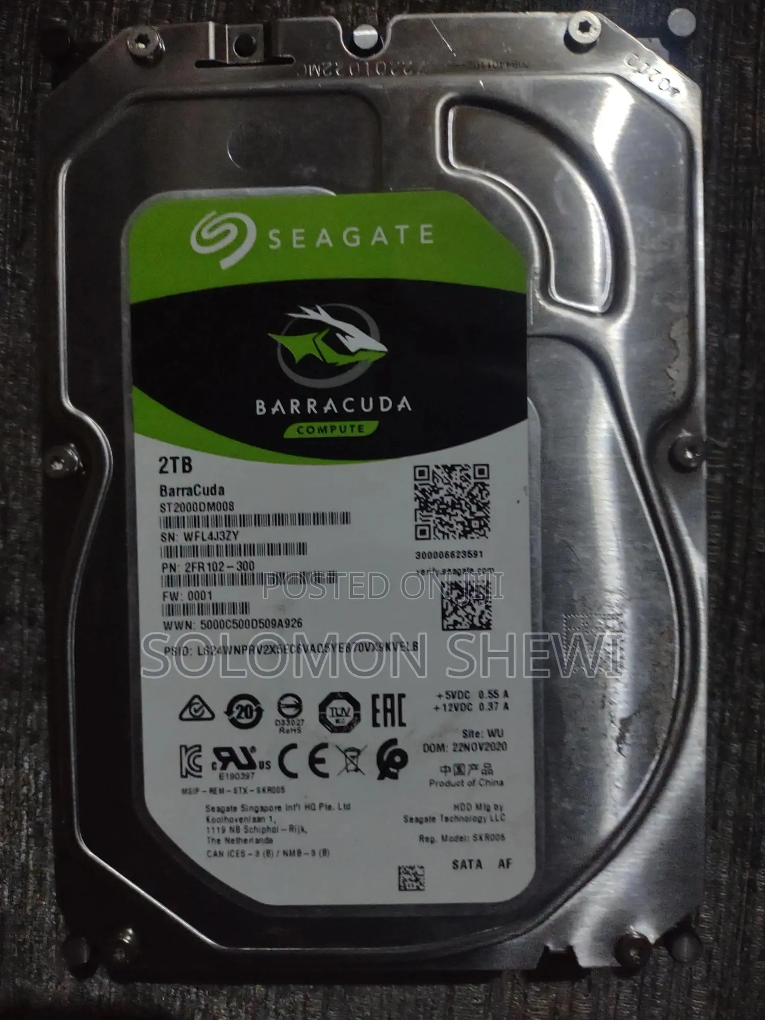 Desktop 2 Tb Hard Disk HDD