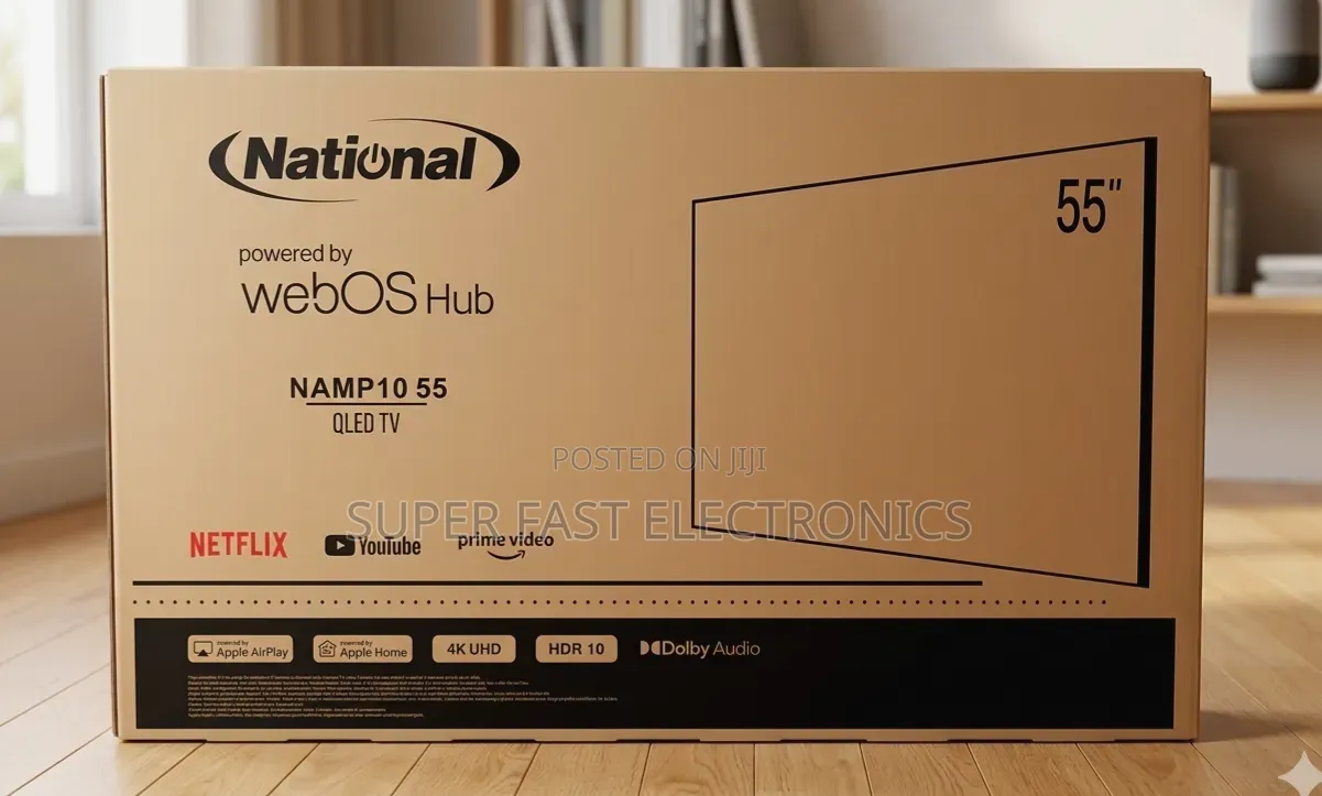 National 55 Inch Tv Uhd Qled Smart Tv Powered by Webos Hub