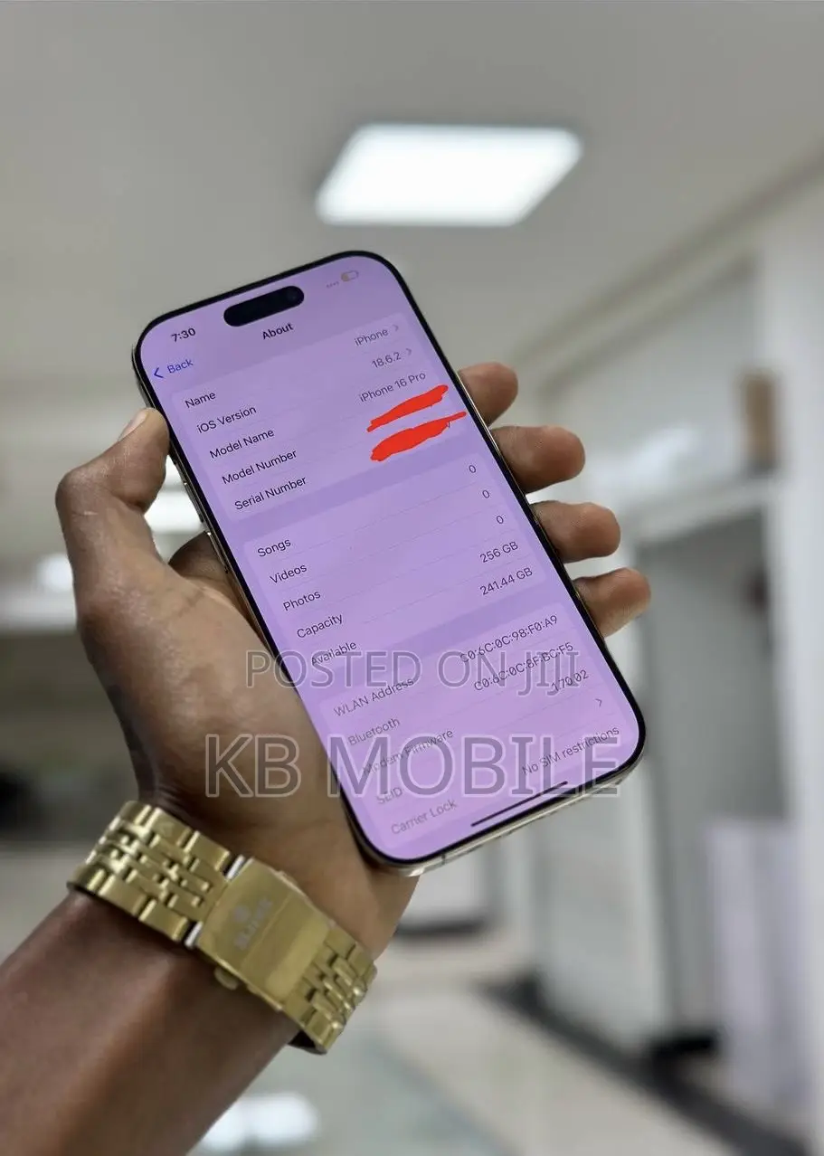 New Apple iPhone 16 Pro 256 GB Rose Gold
