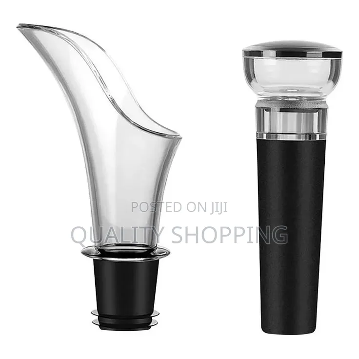 Wine Pourer And Cork Stoppers