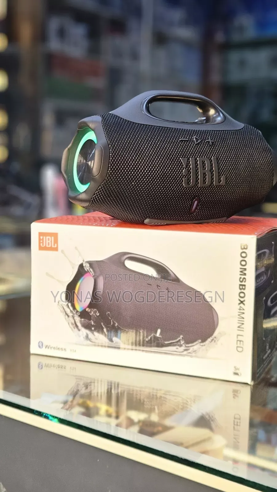 JBL Boombox Mini Led Wireless Speaker