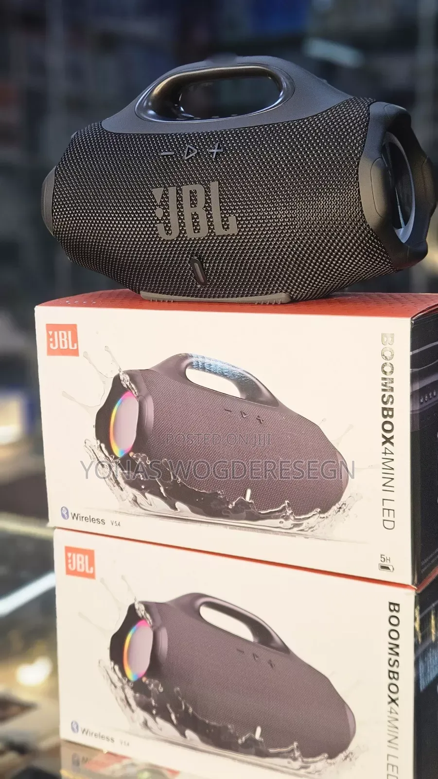 JBL Boombox Mini Led Wireless Speaker