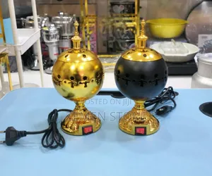 Electrical Incense Burner የኤሌክትሪክ ዕጣን ማጨሻ – Gold Silver