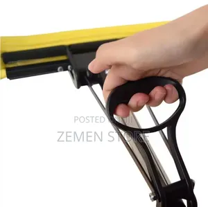 Double Roller Sponge Mop - እጅ ሳይነካ የሚጨምቅ ምርጥ የወለል መወልወያ