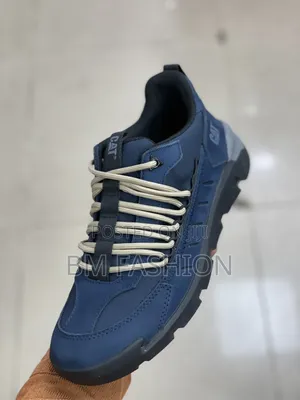 Cat Navy Blue Grey Chunky Sneakers