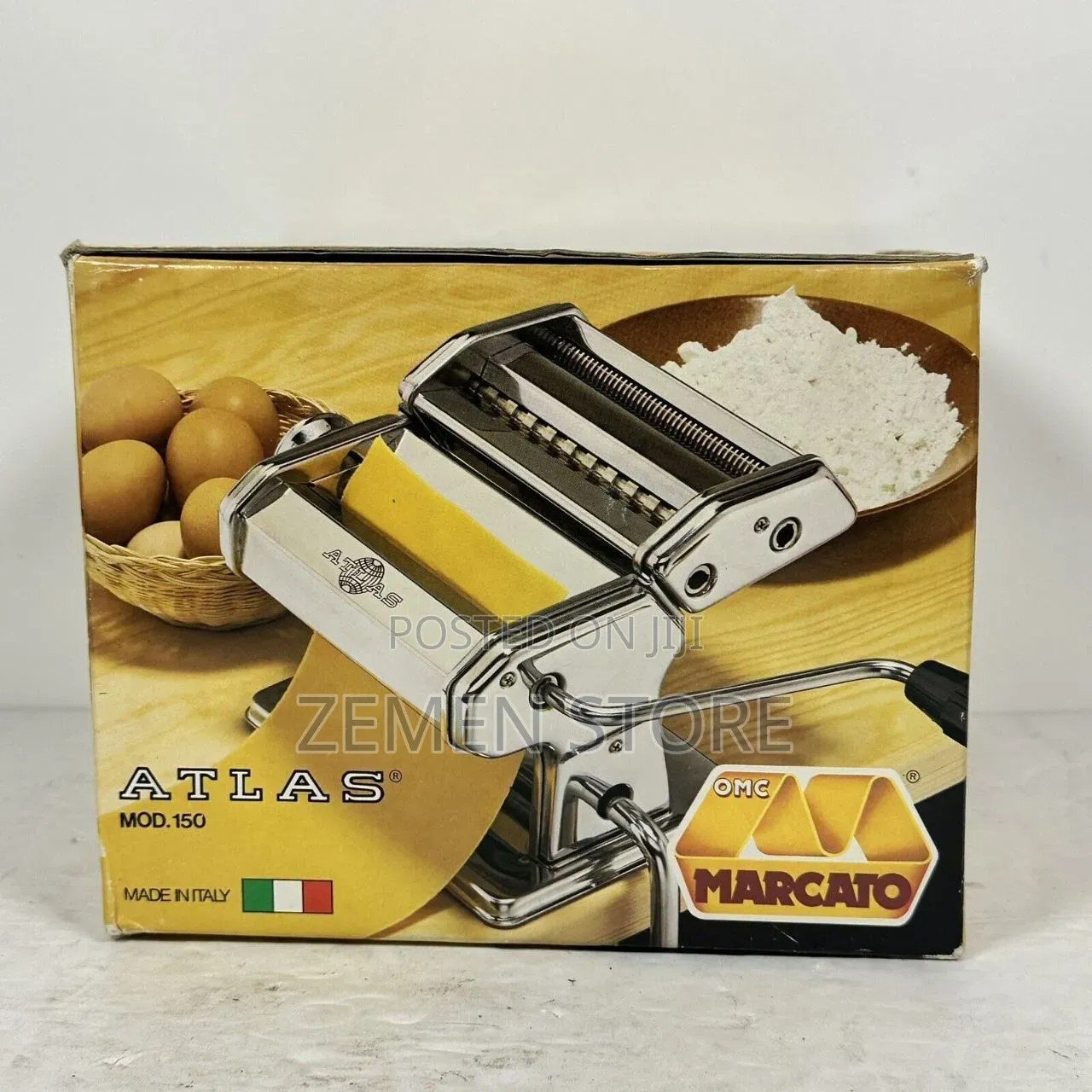 Original Atlas Marcato Pasta Machine - 100% ኦርጂናል የፓስታ መስሪያ