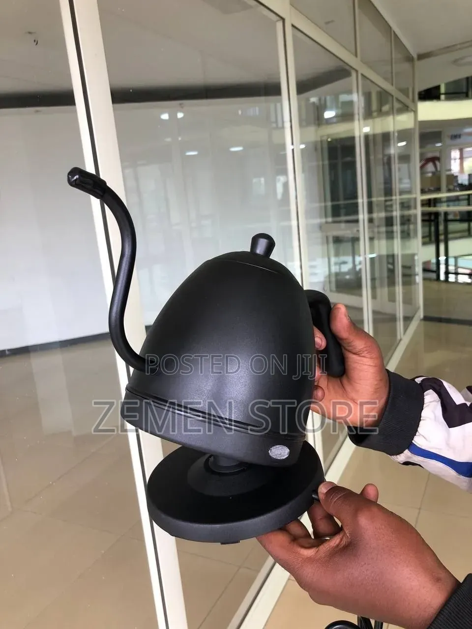 Gooseneck Electric Kettle 1000w - ለቡና እና ለሻይ ማፍያ ዘመናዊ ኬትል