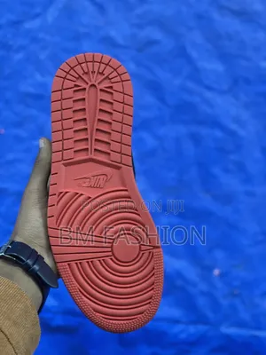 Air Jordan 1 High: Black Patent Red