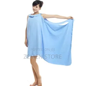 Quality Wearable Shower Towel - እጅ ማስገቢያ ያለው ምርጥ የሻወር ፎጣ