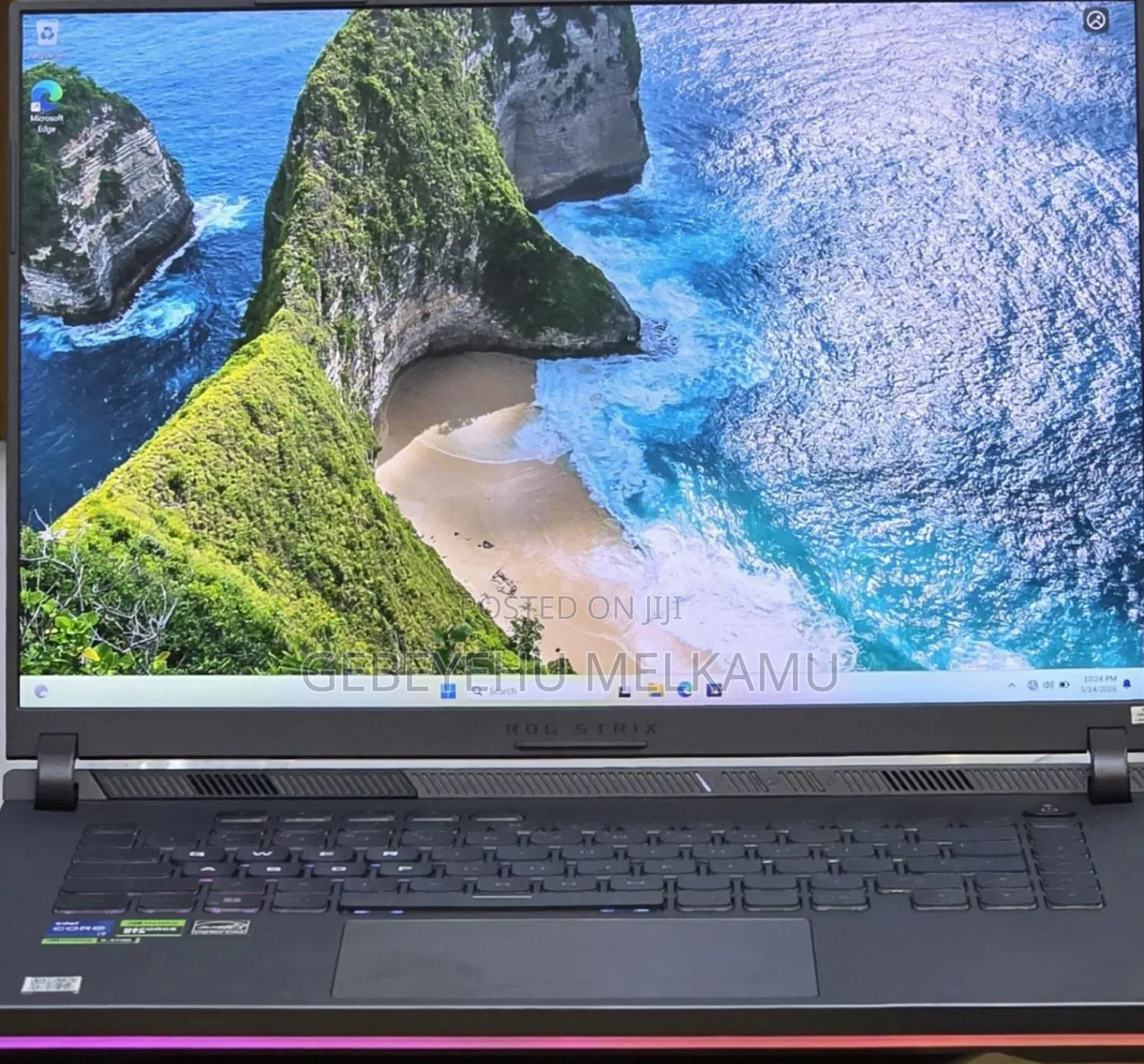 New Laptop Asus ROG Strix G16 G614 16GB Intel Core i7 SSD 1T