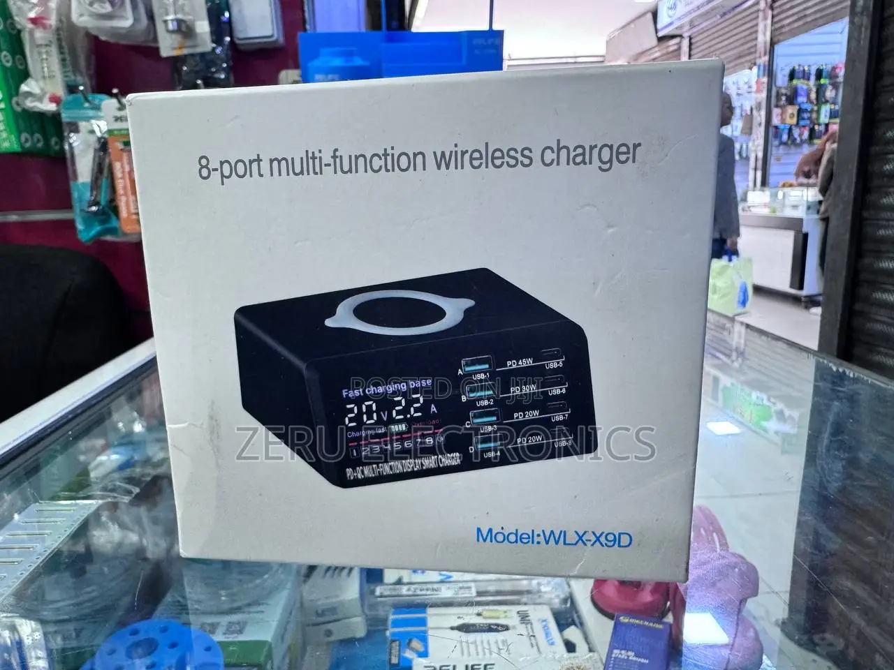 8 Port Multi Function Wireless Charger