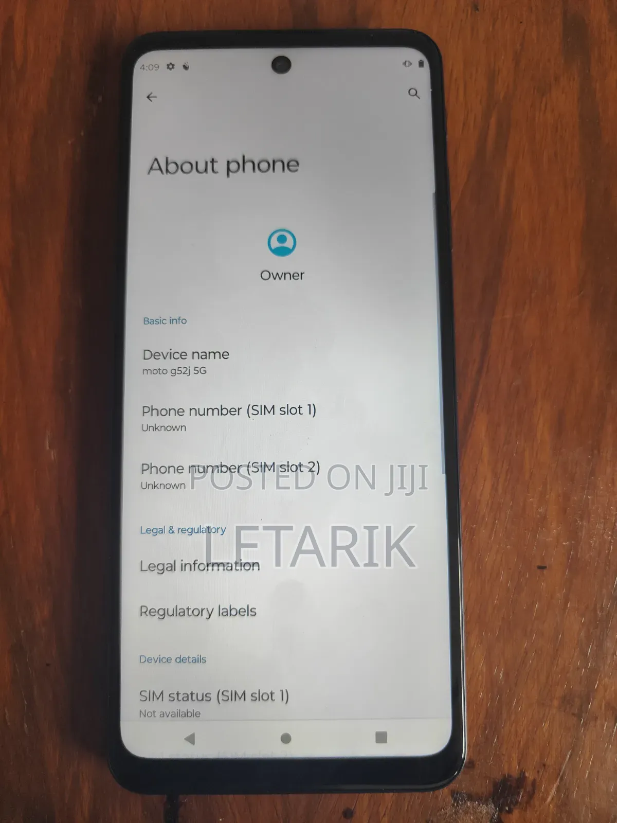 Motorola Moto G52 128 GB Blue
