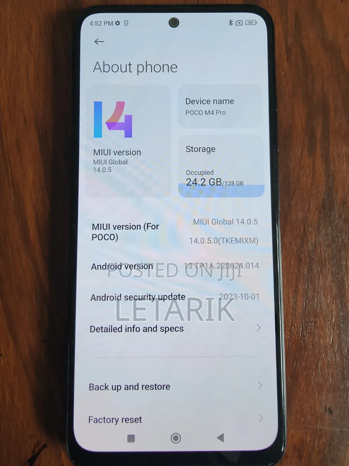 Xiaomi Poco M4 Pro 128 GB Black
