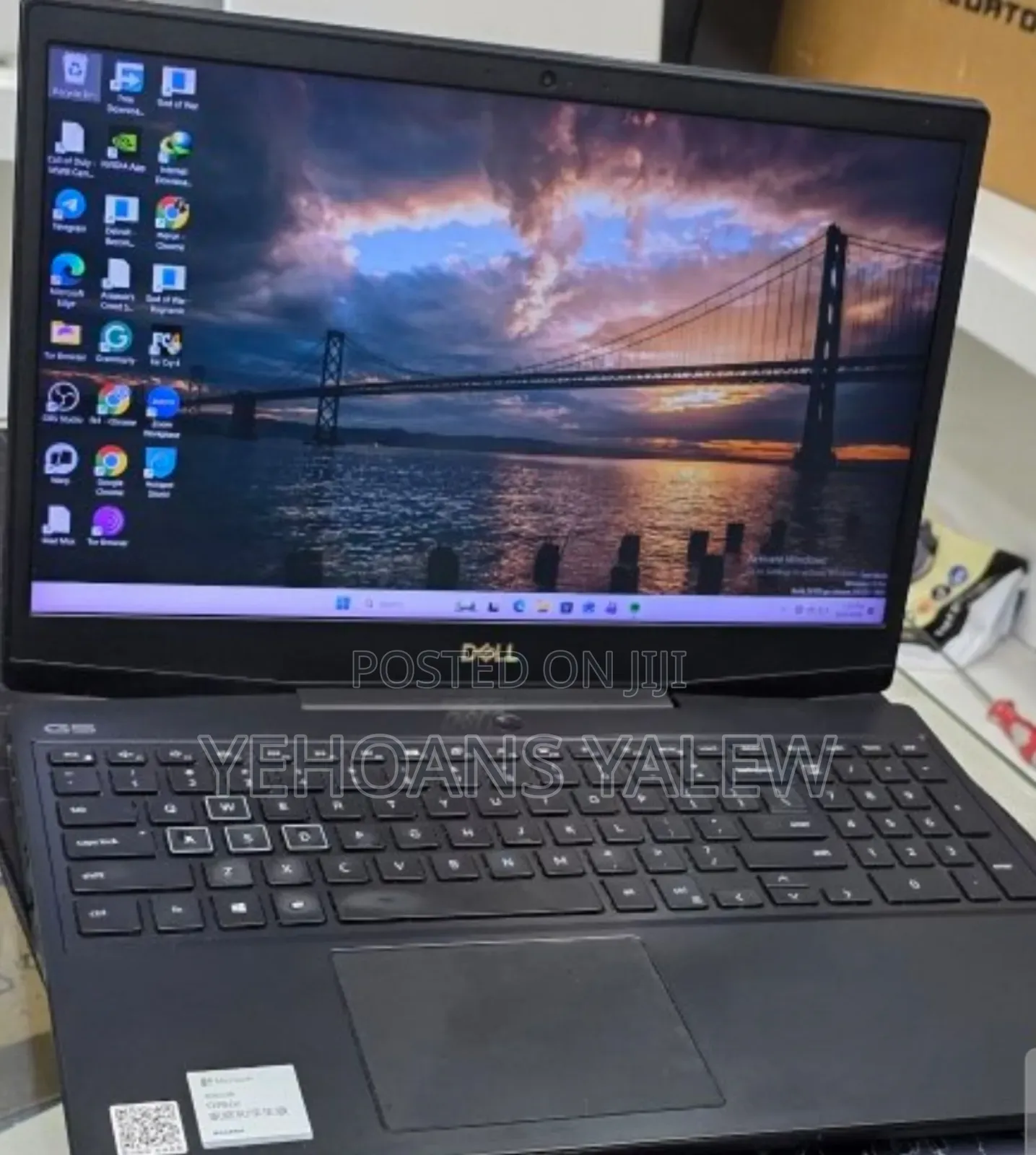 New Laptop Dell G15 5511 32GB Intel Core i7 SSD 512GB