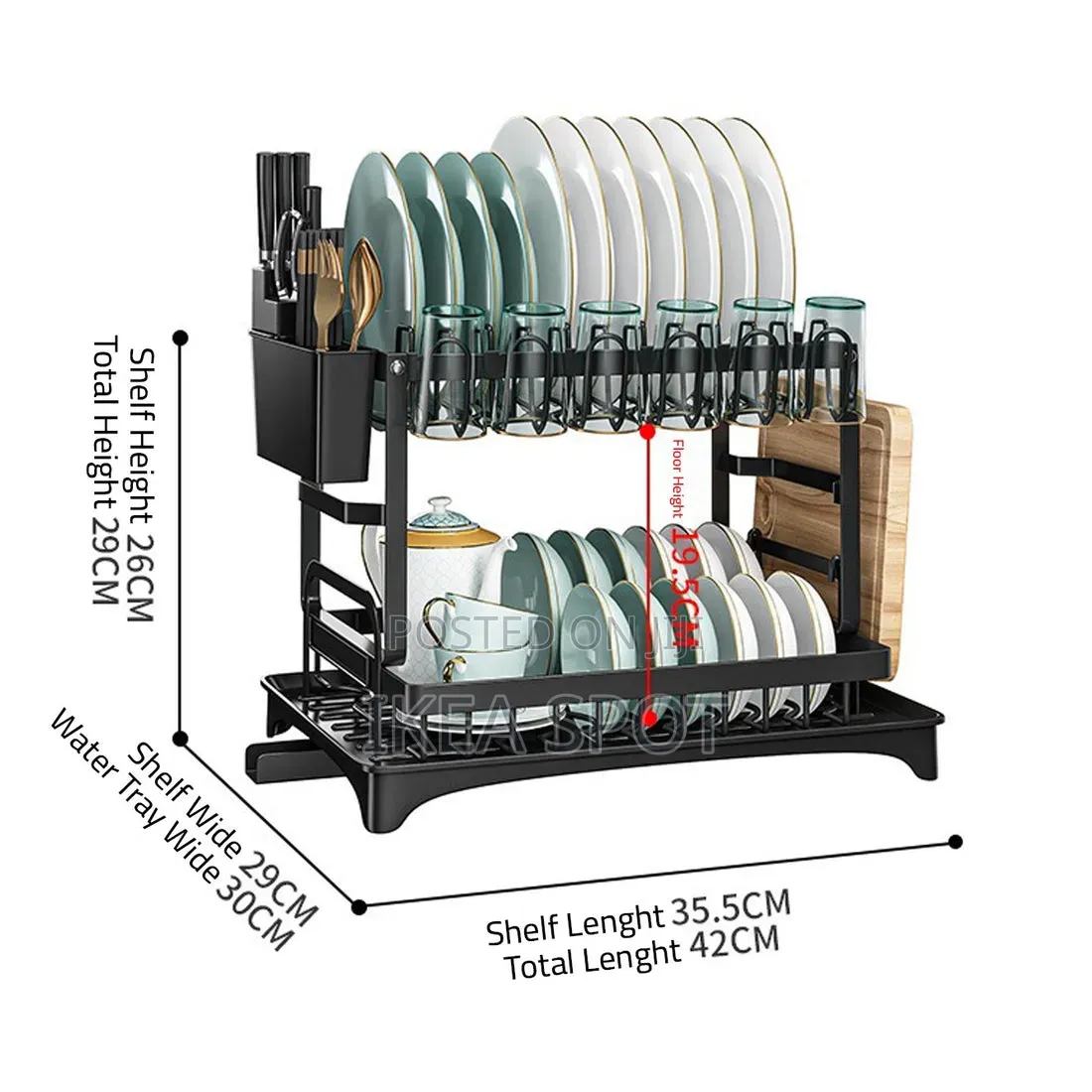 2 Tier Dish Drying Tack