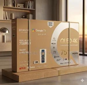 Bravia Tv 75" Smart Google Tv – Real Qled | New 2026