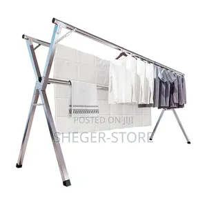 High Quality End X-Shaped Folding Drying Rack ከማይዝግ ብረት የተሰራ