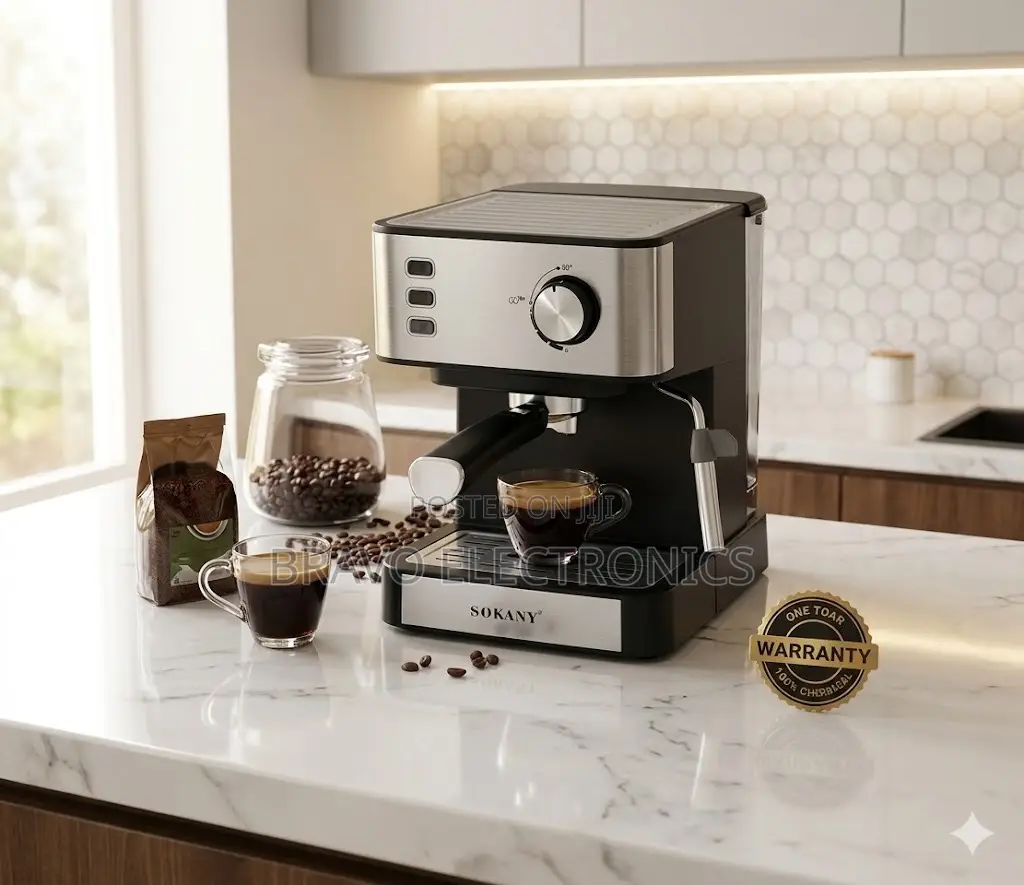 Sokany Coffee Maker – Stainless Steel Espresso Machine | Premium