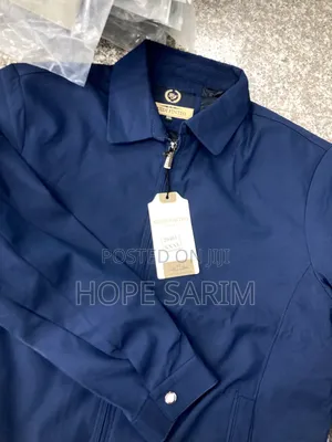 Men's Stylish Navy Blue Lightweight Jacket
