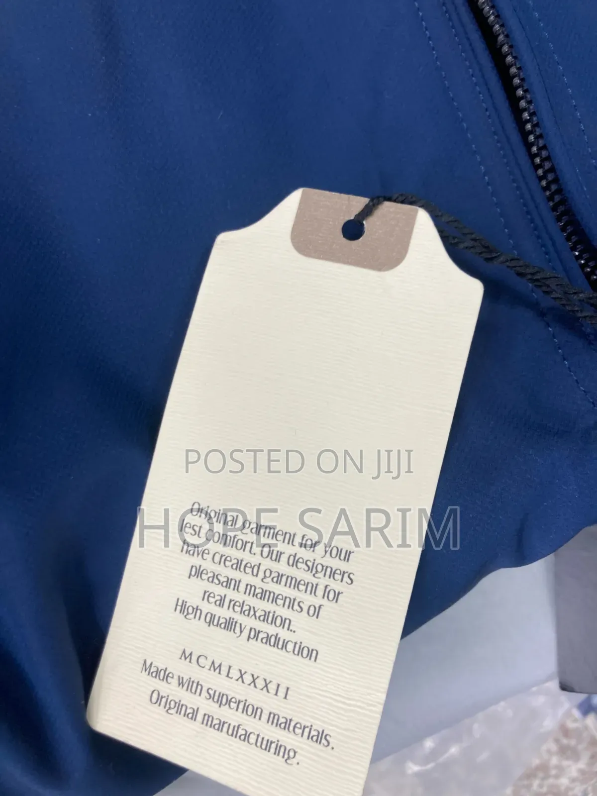 Men's Stylish Navy Blue Lightweight Jacket