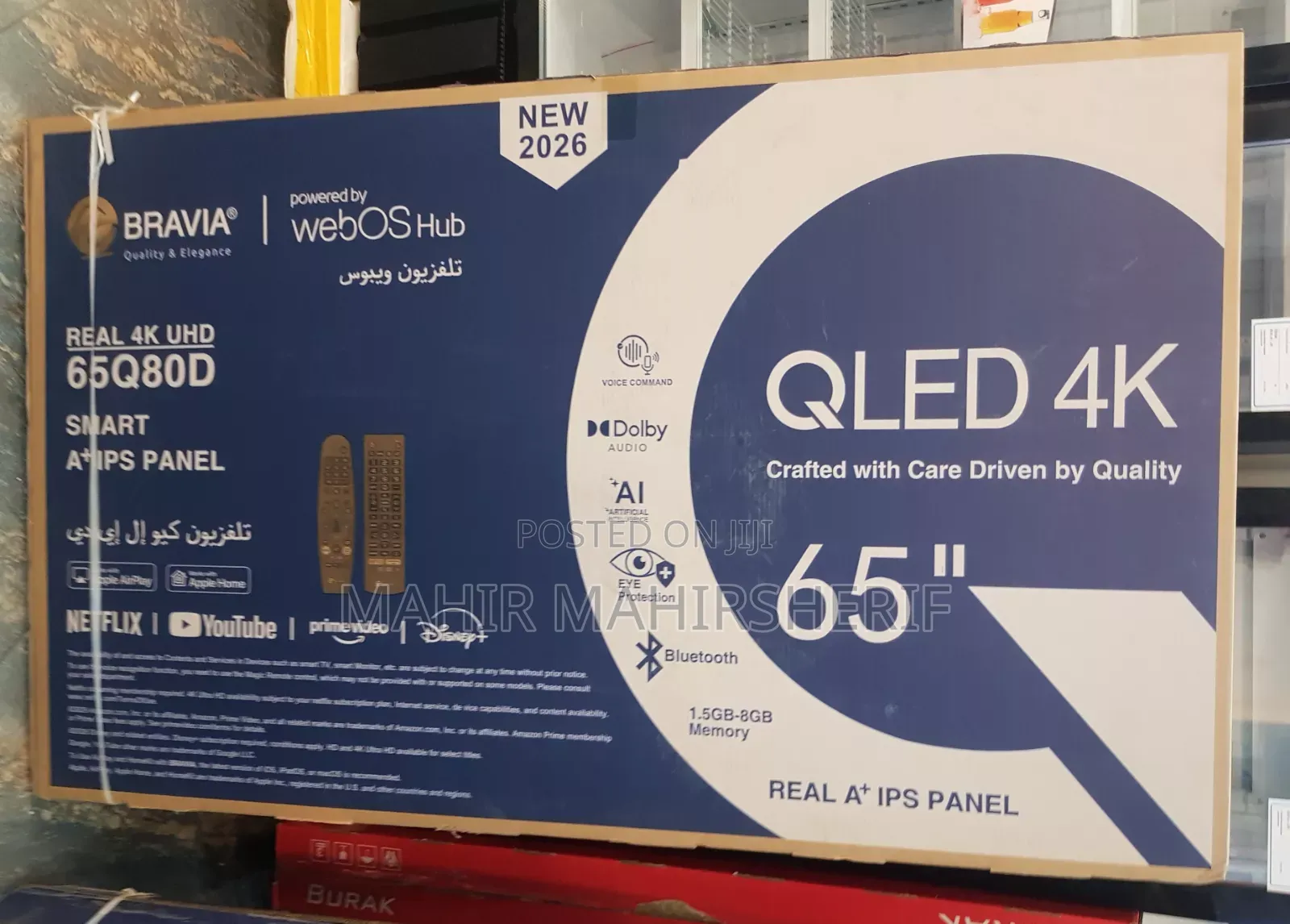 Bravia Tv 65 Inch Qled Android Smart